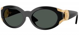 Gafas de Sol - Versace - VE4503U - GB1/87  BLACK // DARK GREY