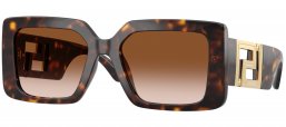 Gafas de Sol - Versace - VE4505U - 108/13 HAVANA // BROWN GRADIENT