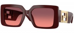 Gafas de Sol - Versace - VE4505U - 538120 BURGUNDY // VIOLET GRADIENT PINK