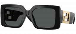 Gafas de Sol - Versace - VE4505U - GB1/87 BLACK // DARK GREY