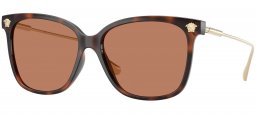 Gafas de Sol - Versace - VE4507U - 108/73 HAVANA // BROWN