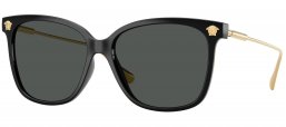 Gafas de Sol - Versace - VE4507U - GB1/87 BLACK // DARK GREY