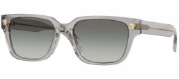 Gafas de Sol - Versace - VE4513D - 593/11 TRANSPARENT GREY // GREY GRADIENT