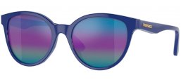Lunettes Junior - Versace eyewear junior - VK4427U - 5294P1  BLUE // DARK BROWN MIRROR RAINBOW