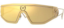 Gafas de Sol - Versace - VE2226 - 10027P GOLD // BROWN MIRROR GOLD