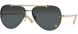 Sunglasses - Versace - VE2231 - 100287 GOLD // DARK GREY