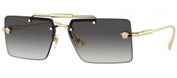 Sunglasses - Versace - VE2245 - 10028G GOLD // GREY GRADIENT