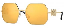 Gafas de Sol - Versace - VE2248 - 10027P GOLD // BROWN MIRROR GOLD