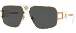 Gafas de Sol - Versace - VE2251 - 147187  GOLD // DARK GREY
