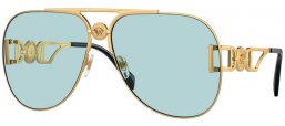 Gafas de Sol - Versace - VE2255 - 1002/1 GOLD // LIGHT BLUE