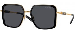 Sunglasses - Versace - VE2261 - 100287 BLACK // DARK GREY