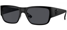 Gafas de Sol - Versace - VE2262 - 126187  MATTE BLACK // DARK GREY