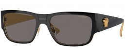 Gafas de Sol - Versace - VE2262 - 143381  BLACK // DARK GREY POLARIZED