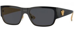 Gafas de Sol - Versace - VE2262 - 143387  BLACK // DARK GREY