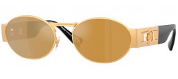 Gafas de Sol - Versace - VE2264 - 10025A  GOLD // BROWN MIRROR GOLD