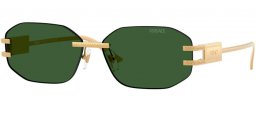 Gafas de Sol - Versace - VE2274 - 100271  GOLD // DARK GREEN
