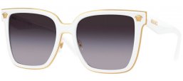 Lunettes de soleil - Versace - VE2278D - 314/8G WHITE // GREY GRADIENT