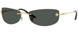 Gafas de Sol - Versace - VE2279 - 100287  GOLD // DARK GREY
