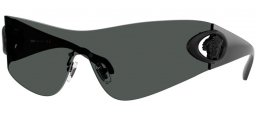 Gafas de Sol - Versace - VE2280 - 143687  BLACK // DARK GREY