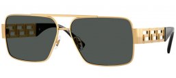 Gafas de Sol - Versace - VE2290 - 100287  GOLD // DARK GREY