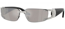 Gafas de Sol - Versace - VE2291 - 10016G  SILVER // LIGHT GREY MIRROR SILVER