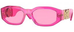 Sunglasses - Versace - VE4361 - 5334/5 TRANSPARENT FUCHSIA // FUCHSIA