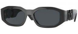 Sunglasses - Versace - VE4361 - 536087 BLACK // DARK GREY