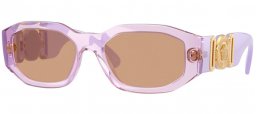 Gafas de Sol - Versace - VE4361 - 552663  TRANSPARENT LAVENDER // LIGHT BROWN