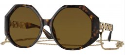 Sunglasses - Versace - VE4395 - 534673 HAVANA // DARK BROWN