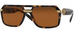 Gafas de Sol - Versace - VE4399 - 108/73 HAVANA // DARK BROWN