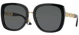 Sunglasses - Versace - VE4407D - GB1/87 BLACK // DARK GREY