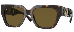 Gafas de Sol - Versace - VE4409 - 108/73 HAVANA // DARK BROWN