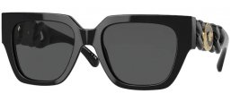 Gafas de Sol - Versace - VE4409 - GB1/87 BLACK // DARK GREY