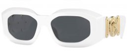 Sunglasses - Versace - VE4425U - 314/87 WHITE GOLD // DARK GREY