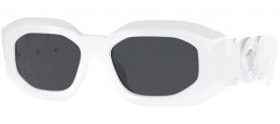 Gafas de Sol - Versace - VE4425U - 543887  WHITE // DARK GREY