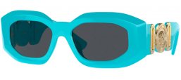 Sunglasses - Versace - VE4425U - 543987  LIGHT BLUE // DARK GREY