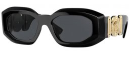 Sunglasses - Versace - VE4425U - GB1/87 BLACK // DARK GREY