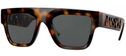 Gafas de Sol - Versace - VE4430U - 108/87 HAVANA // DARK GREY