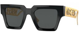 Sunglasses - Versace - VE4431 - GB1/87 BLACK // DARK GREY