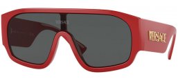 Sunglasses - Versace - VE4439 - 538887 RED // DARK GREY