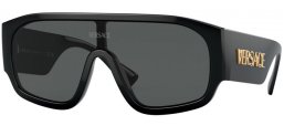 Sunglasses - Versace - VE4439 - GB1/87 BLACK // DARK GREY