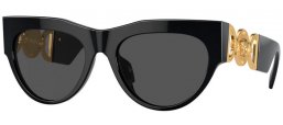 Gafas de Sol - Versace - VE4440U - GB1/87 BLACK // DARK GREY