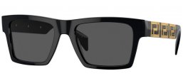 Gafas de Sol - Versace - VE4445 - GB1/87 BLACK // DARK GREY