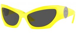 Gafas de Sol - Versace - VE4450 - 541887  YELLOW // DARK GREY