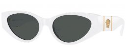 Sunglasses - Versace - VE4454 - 314/87 WHITE // DARK GREY