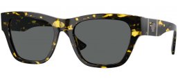 Gafas de Sol - Versace - VE4457 - 542887  HAVANA YELLOW // DARK GREY