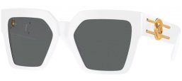Gafas de Sol - Versace - VE4458 - 314/87 WHITE // DARK GREY