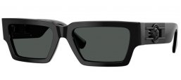 Gafas de Sol - Versace - VE4459 - 536087  BLACK // DARK GREY