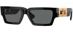 Gafas de Sol - Versace - VE4459 - GB1/87 BLACK // DARK GREY