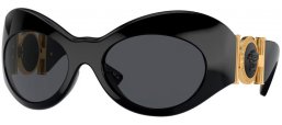 Gafas de Sol - Versace - VE4462 - GB1/87  BLACK // DARK GREY